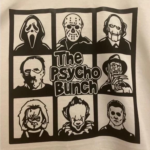 Halloween Horror Shirt The Psycho Bunch Size 2XL - Picture 2 of 3